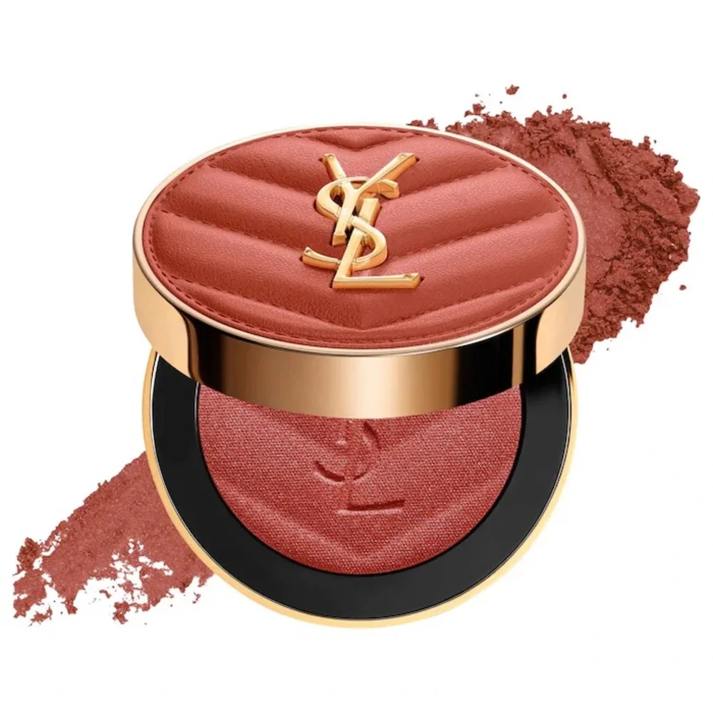 “12 Honey Moon”YSL-Make Me Blush 24H Buildable Powder Blush